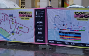 10km HOKA Paris centre, nos officiels en place