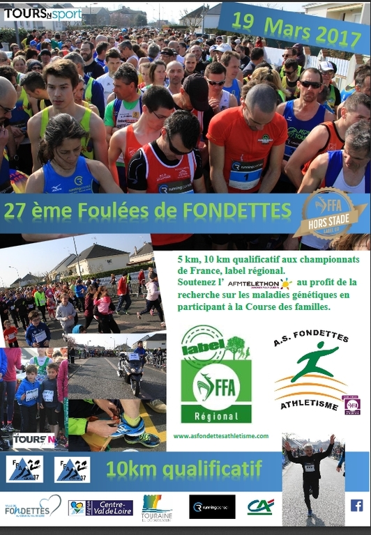 27ème FOULEES de FONDETTES - U S St Pierre des Corps Athlétisme