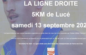 13/09/2025 : LA LIGNE DROITE( 5kms) à LUCE