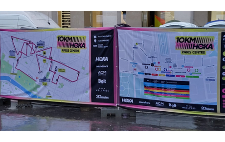 10km HOKA Paris centre, nos officiels en place